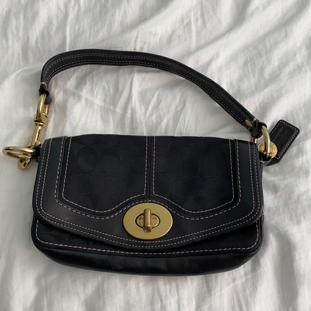 Coach Black Shoulder Bag